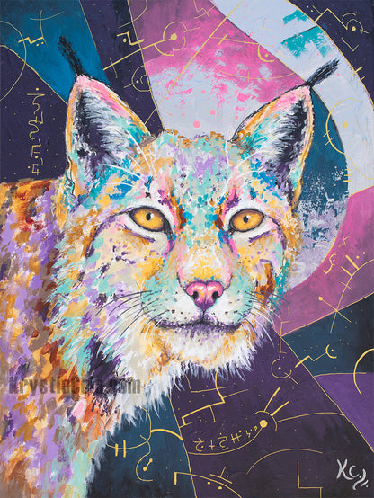 Lynx From Old Carpathia Art Print