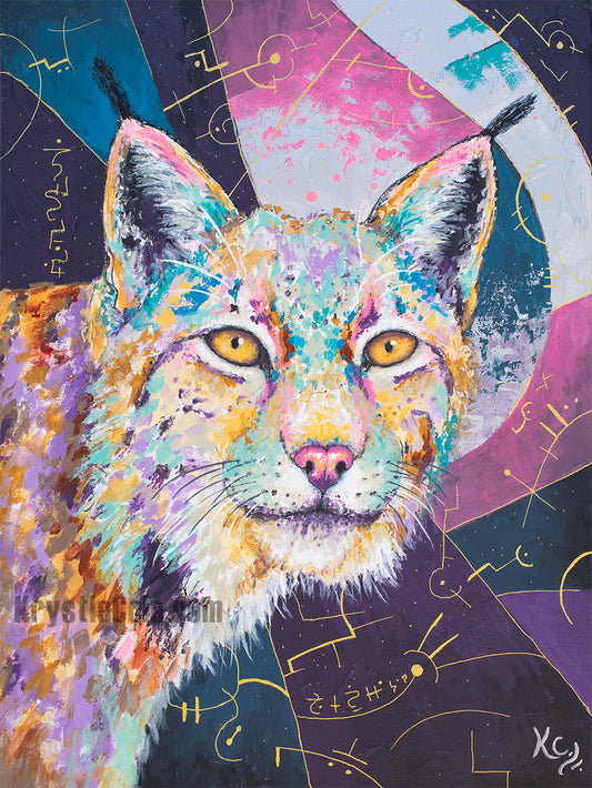 Lynx From Old Carpathia Art Print