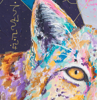 Lynx from Old Carpathia Painting - 20x26"