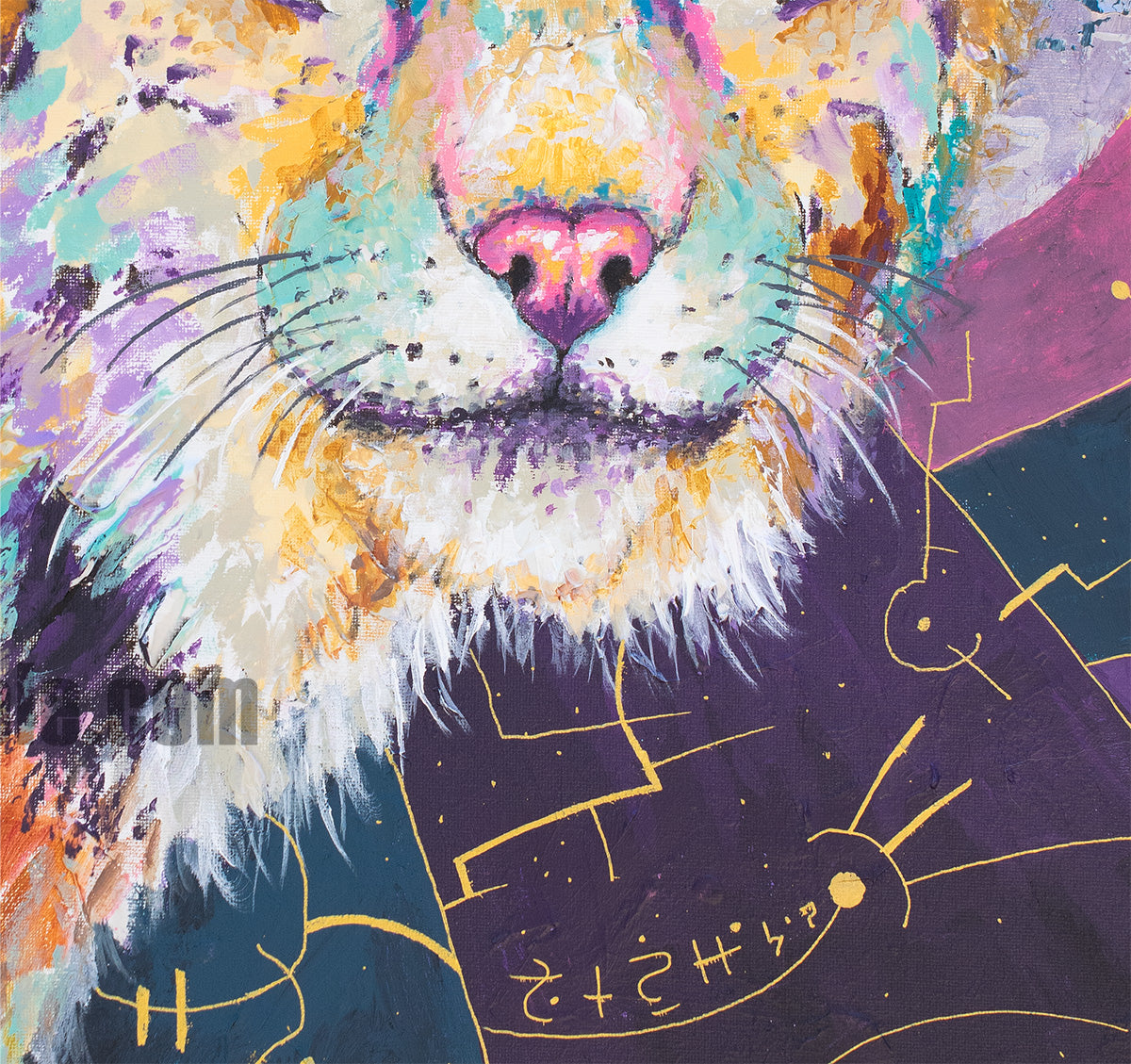Lynx from Old Carpathia Painting - 20x26"