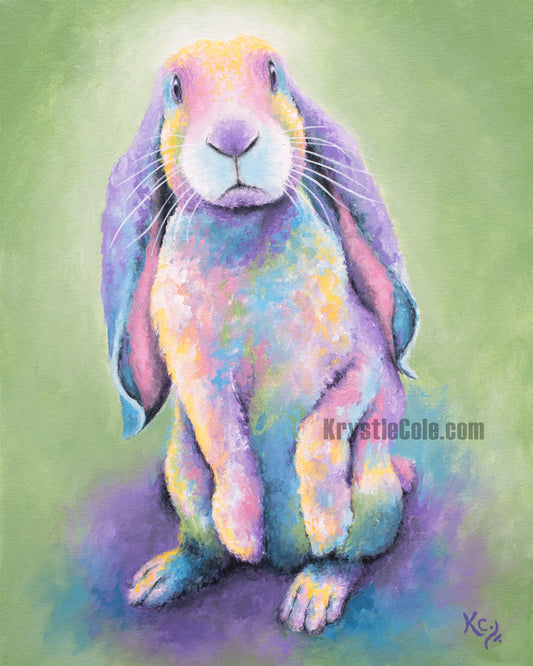 English Lop Rabbit Art Print
