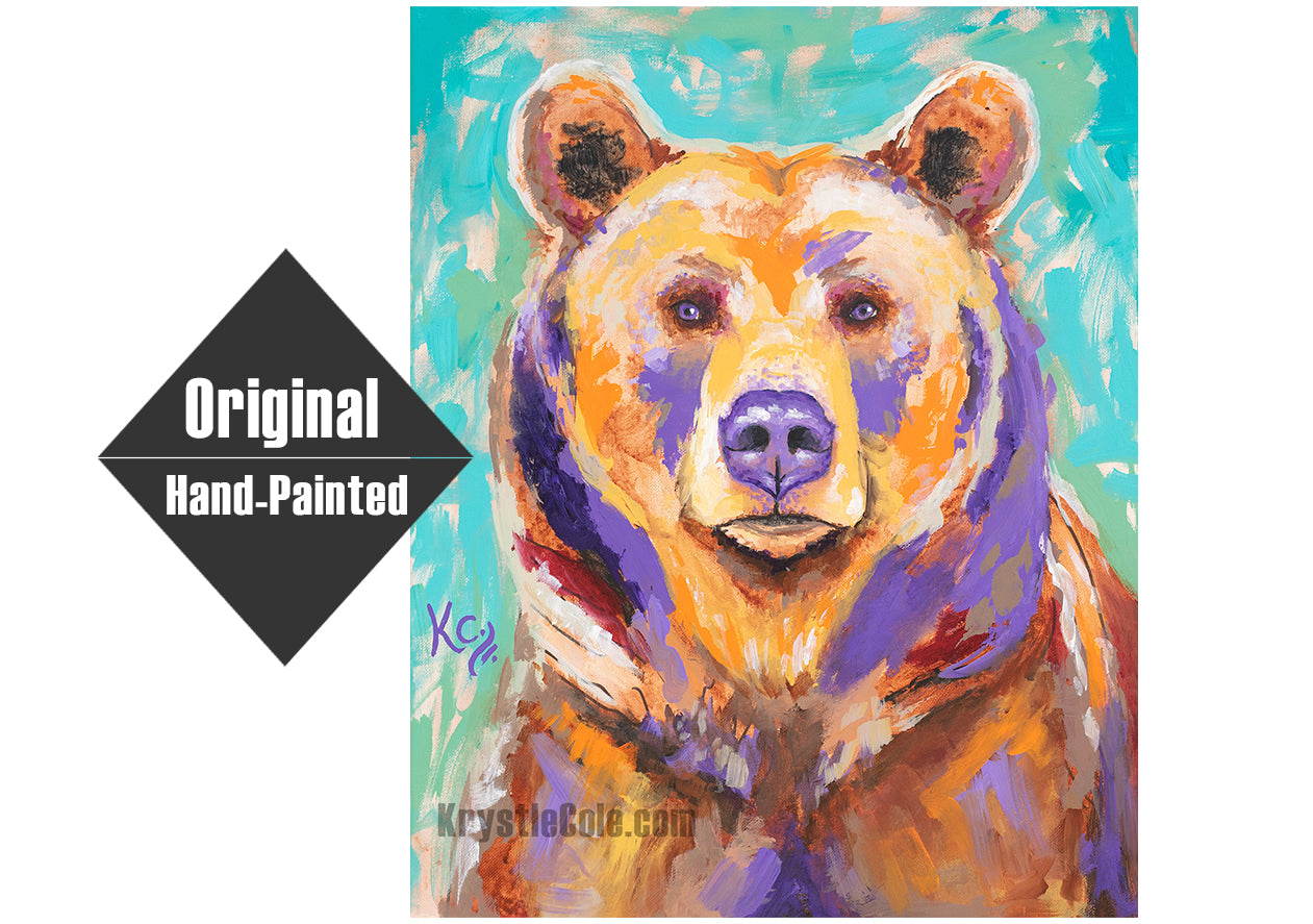 Bear Painting - 18x22"