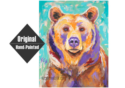Bear Painting - 18x22"