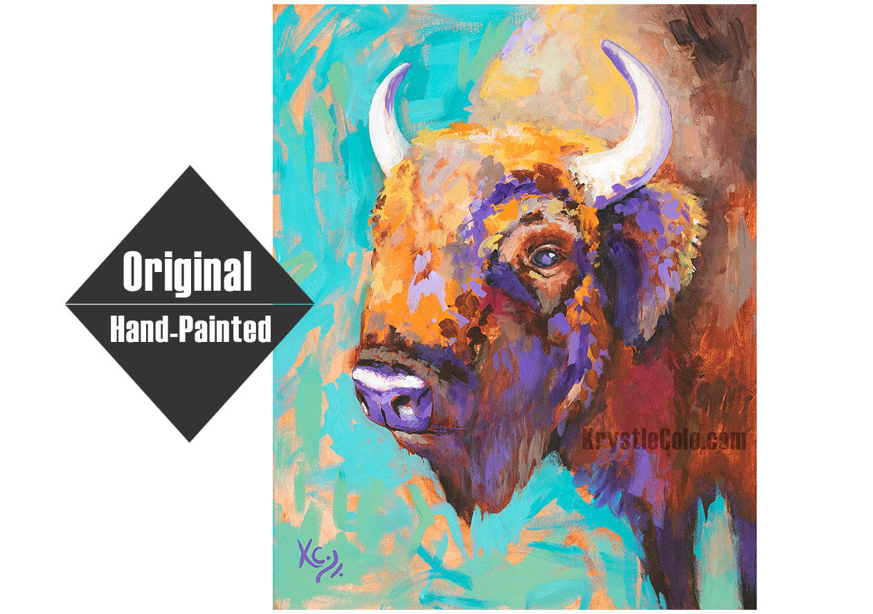 Buffalo Painting - 18x22"