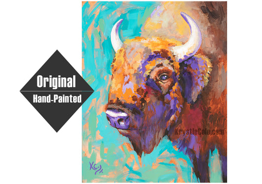 Buffalo Painting - 18x22"