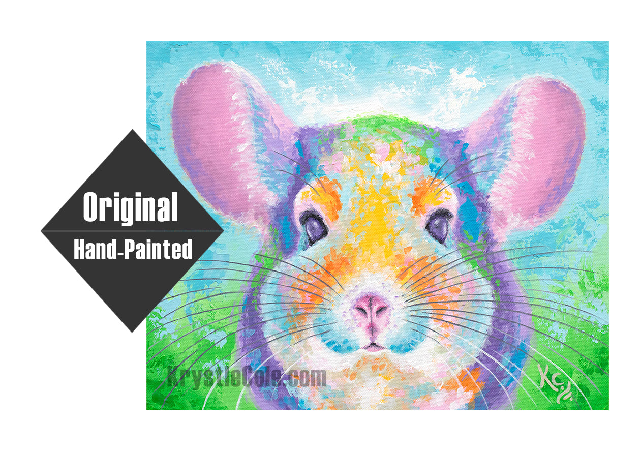 Chinchilla Painting - 11x14"