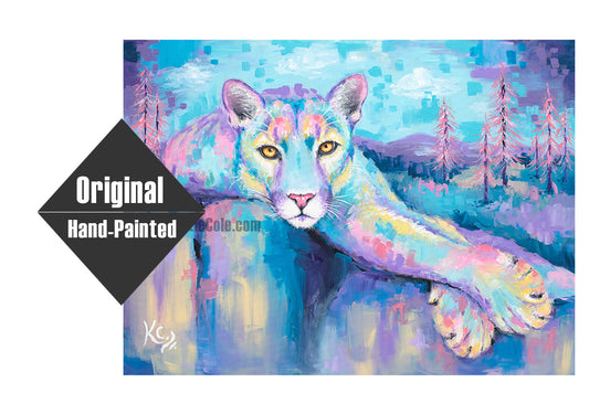 Cougar Painting - 34x44"