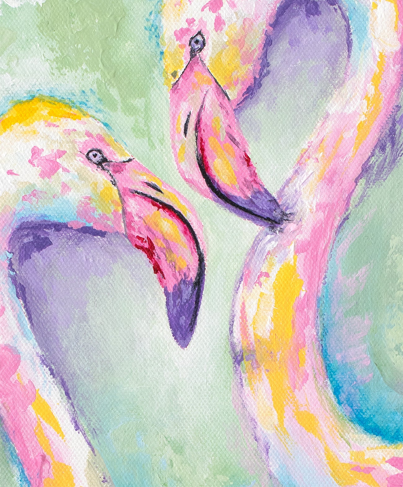 Flamingo Vibes Art Print