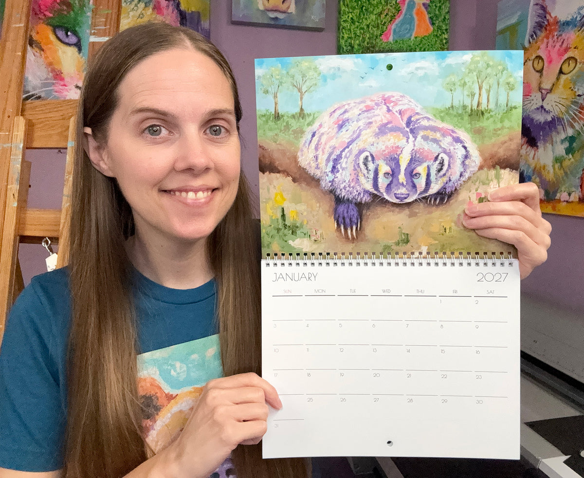 2027 Animal Art Calendar