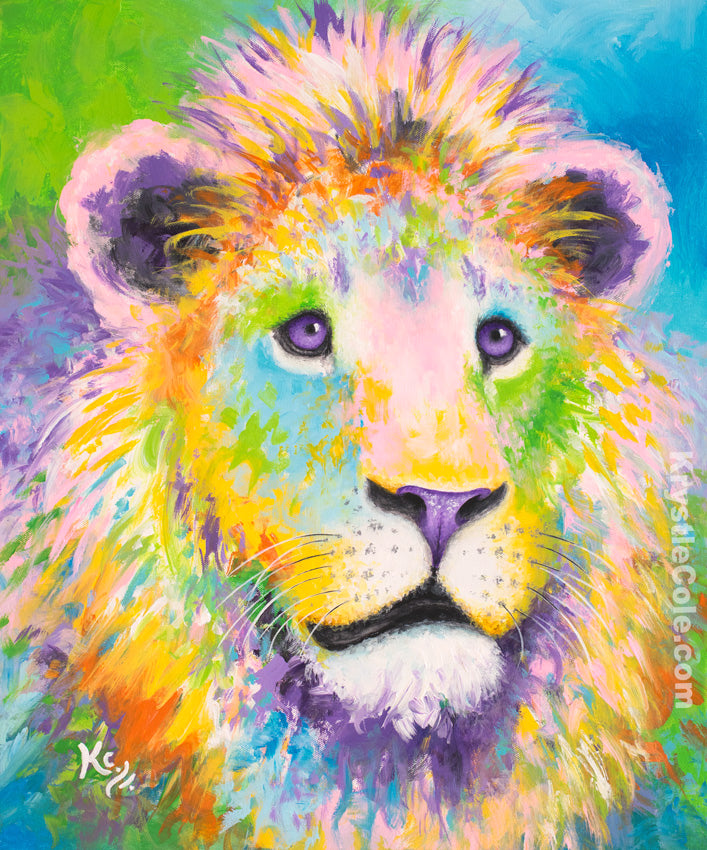 Lion Art Print - Nemean Headshot