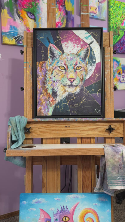 Lynx from Old Carpathia Painting - 20x26"