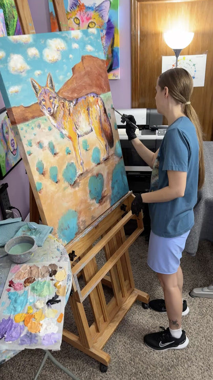 Coyote Painting - 34x44"