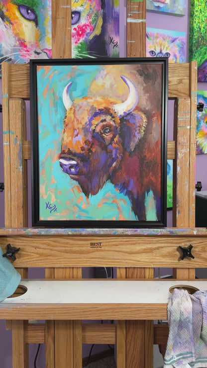 Buffalo Painting - 18x22"
