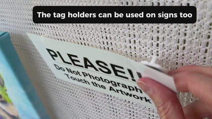 Tag Holders for Flourish® MeshPanels (Set of 50)
