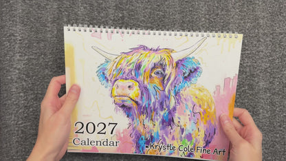 2027 Animal Art Calendar