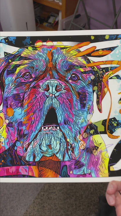 Dogue de Bordeaux - French Mastiff Art Print