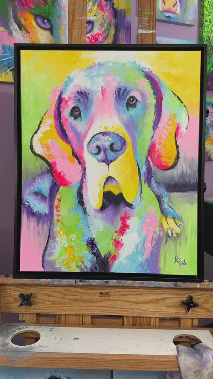 Buford the Great Dane Painting - 26 x32"