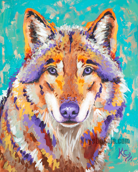 Wolf Art Print - In the Wolf’s Quiet Stare