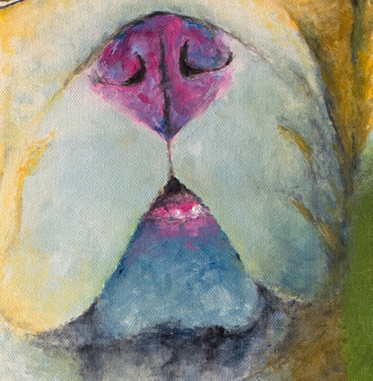 English Bulldog Painting - 18x24"