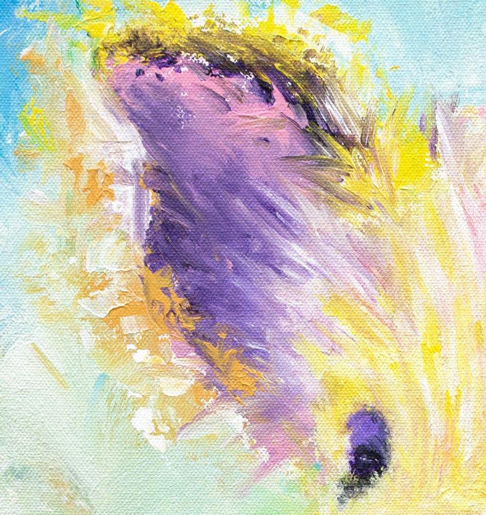 Pig Painting - Rainbows Aren't for Dinner - 16x20"