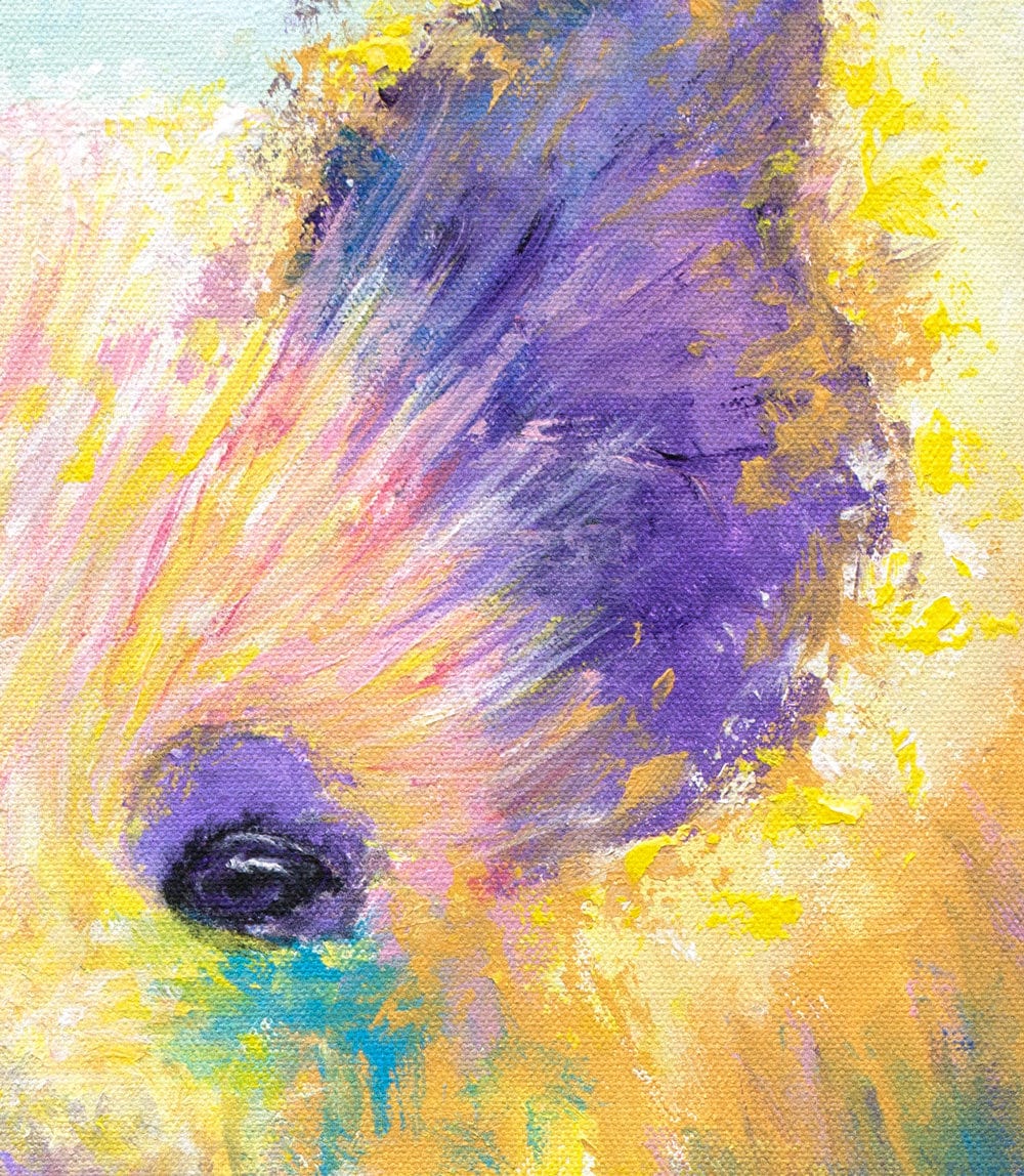 Pig Painting - Rainbows Aren't for Dinner - 16x20"