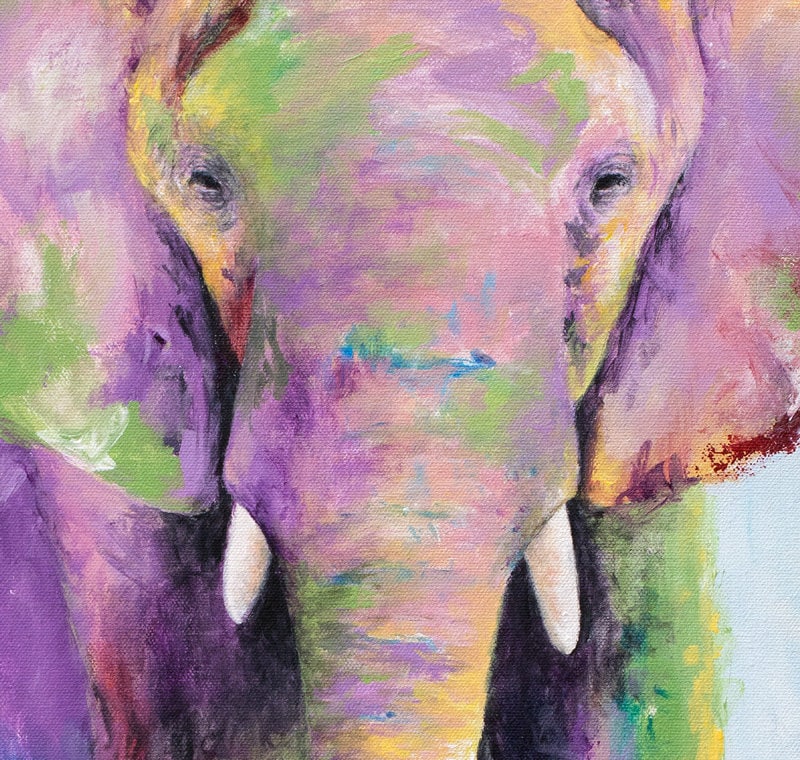 Elephant Titan Painting - 24x30"