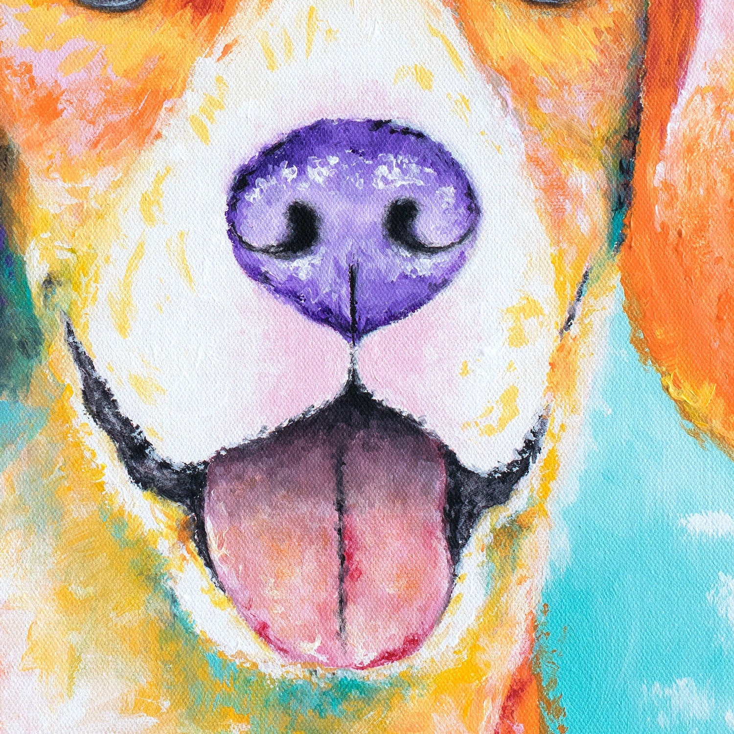 Beagle Art - Beagle Gifts. Beagle Decor. Beagle Print on CANVAS or PAPER by Krystle Cole