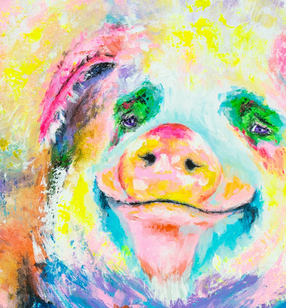 Pig Painting - Hog Wild- 24x30"