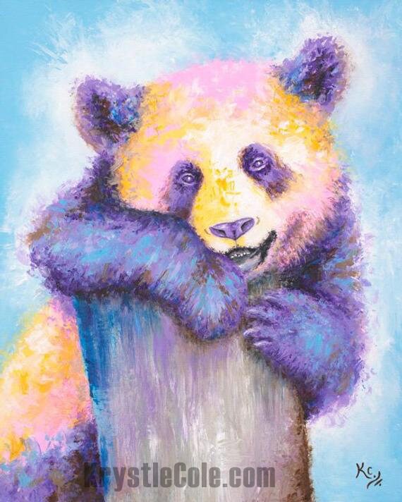 Panda Painting - 16x20"