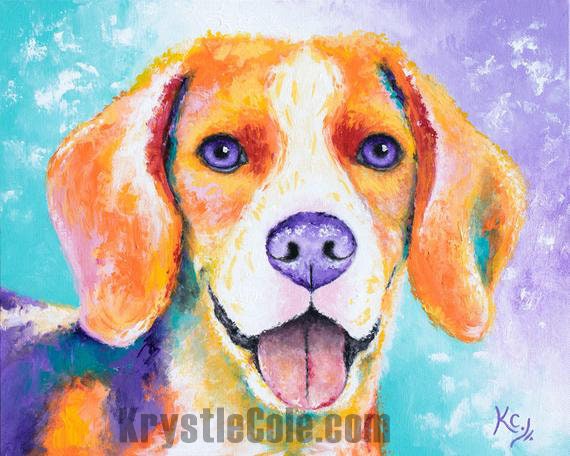 Beagle Painting - 16x20"