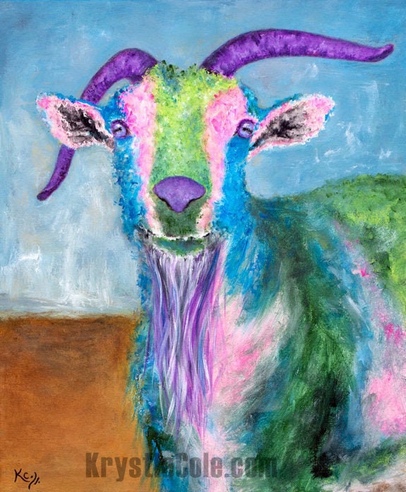 Billy Goat Painting - 20x24"