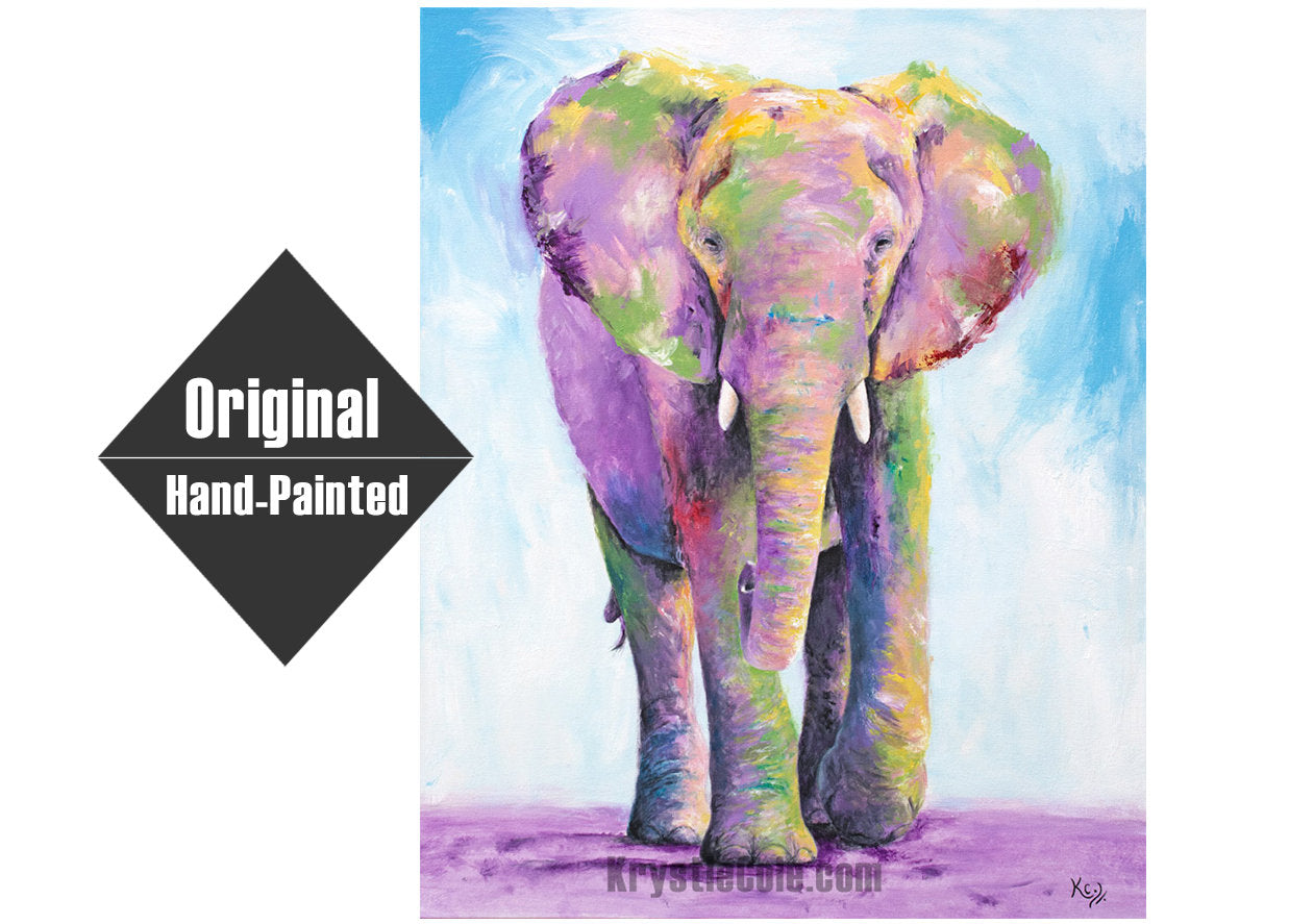 Elephant Titan Painting - 24x30"
