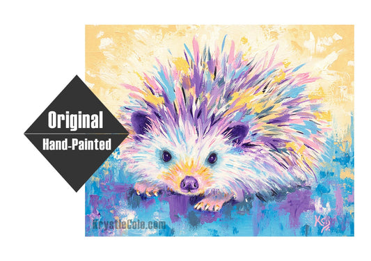 Hedgehog Painting - 16x20"