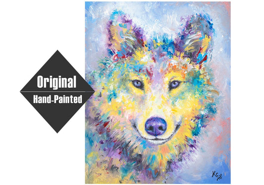 Wolf Painting - 16x20"