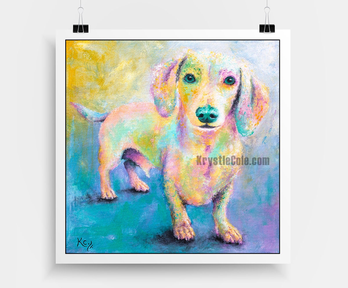 Dachshund Art Print Harry