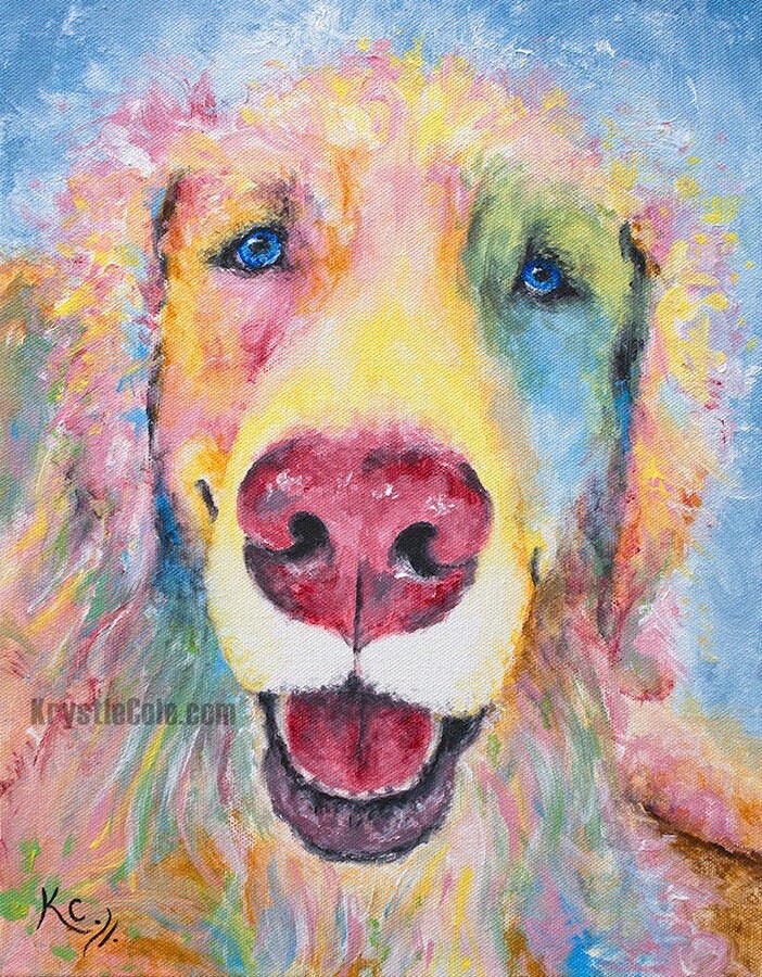 Golden Retriever Print - Billy