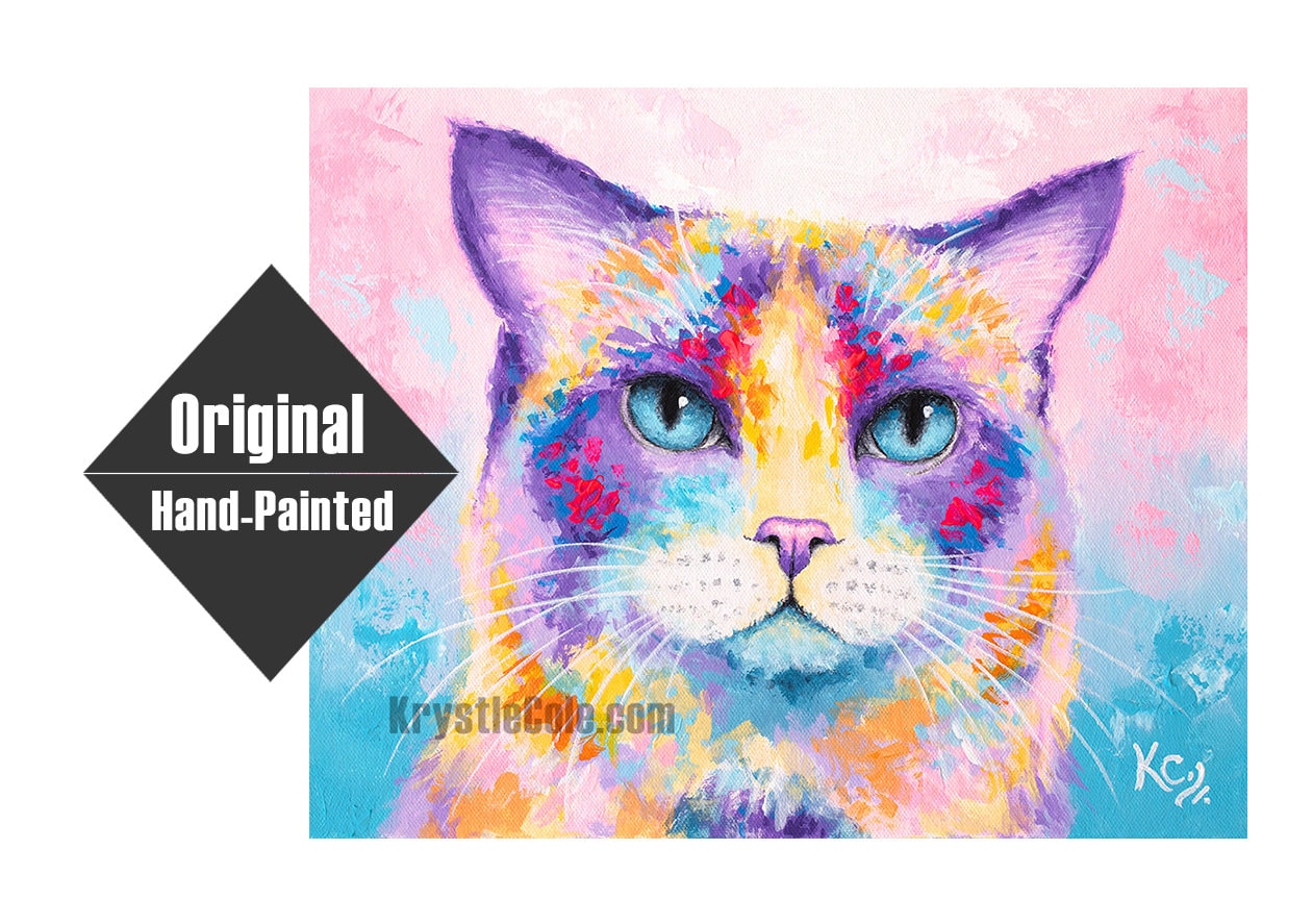 Ragdoll Cat Painting - 11x14"